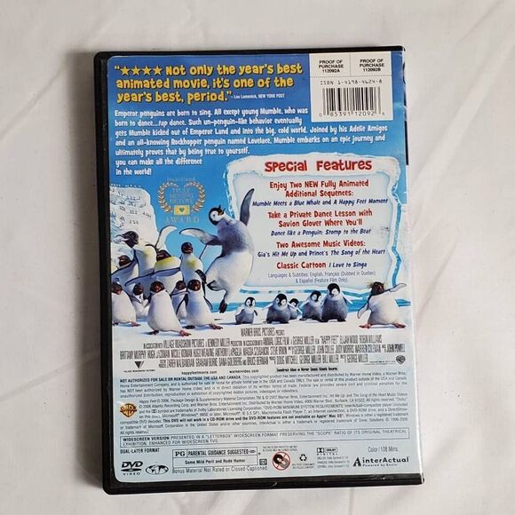 Draft ListingHappy Feet (DVD, Widescreen) - Picture 3 of 3